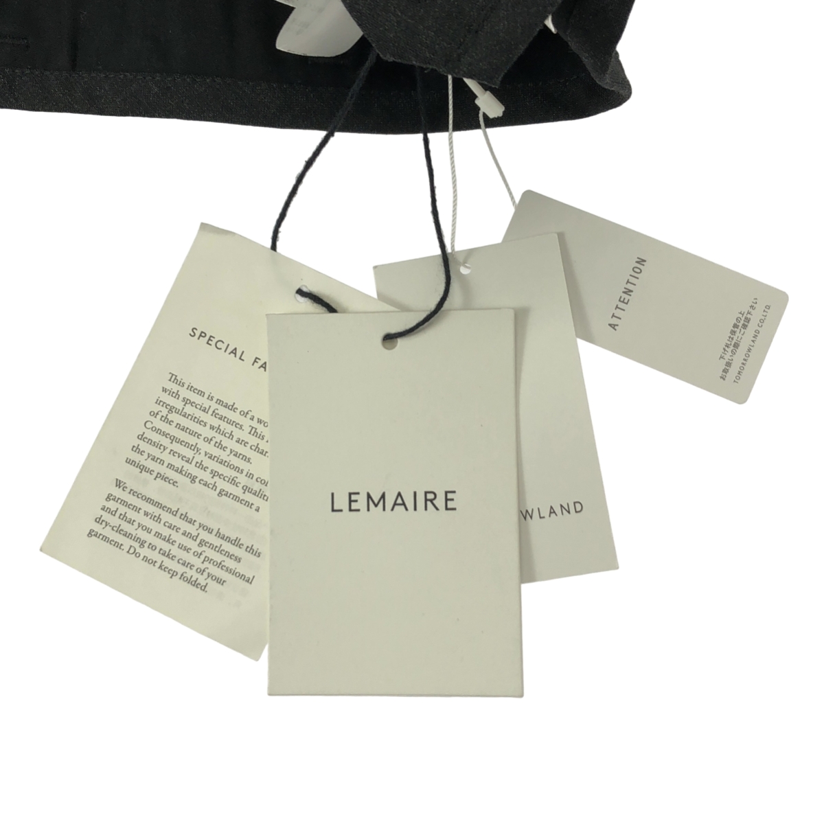 LEMAIRE / ルメール PLEATED PANTS - TROPICAL POLY WOOL ウール ワイド 2タック パンツ