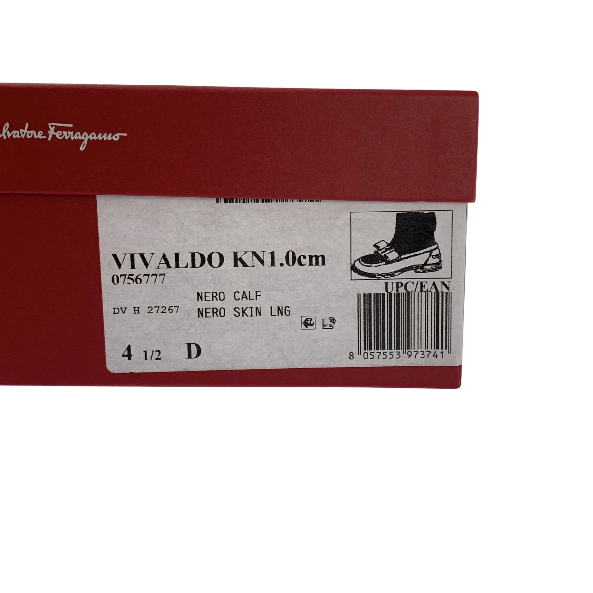 Salvatore Ferragamo / サルヴァトーレフェラガモ VIVALDO KN / レザー ロゴ リボン ドッキング ソックス ローファー