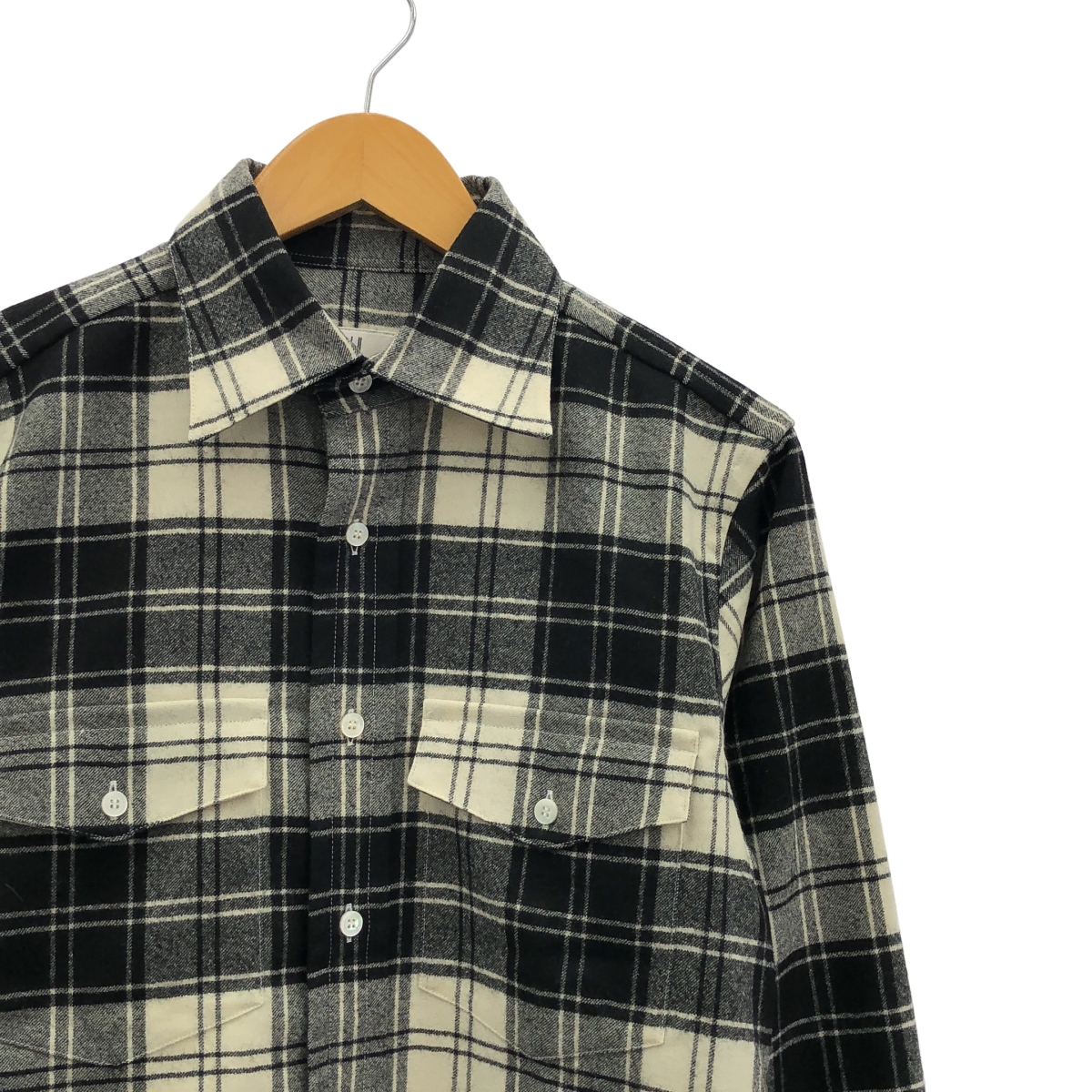 Dunhill / ダンヒル ウール チェック CPOシャツ