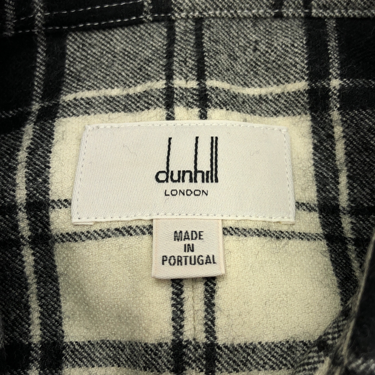 Dunhill / ダンヒル ウール チェック CPOシャツ