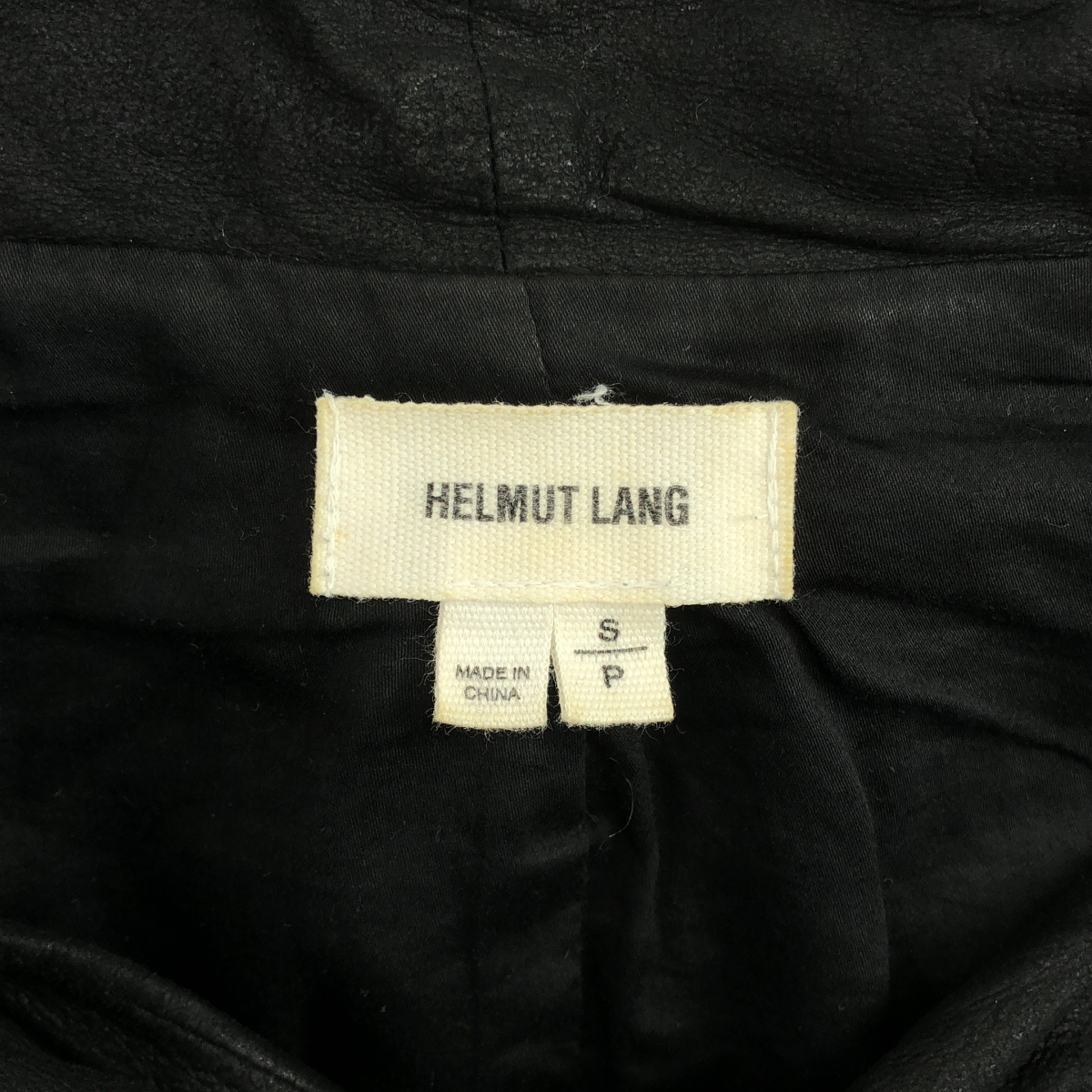 HELMUT LANG / ヘルムートラング シープレザー レザー ライダースジャケット