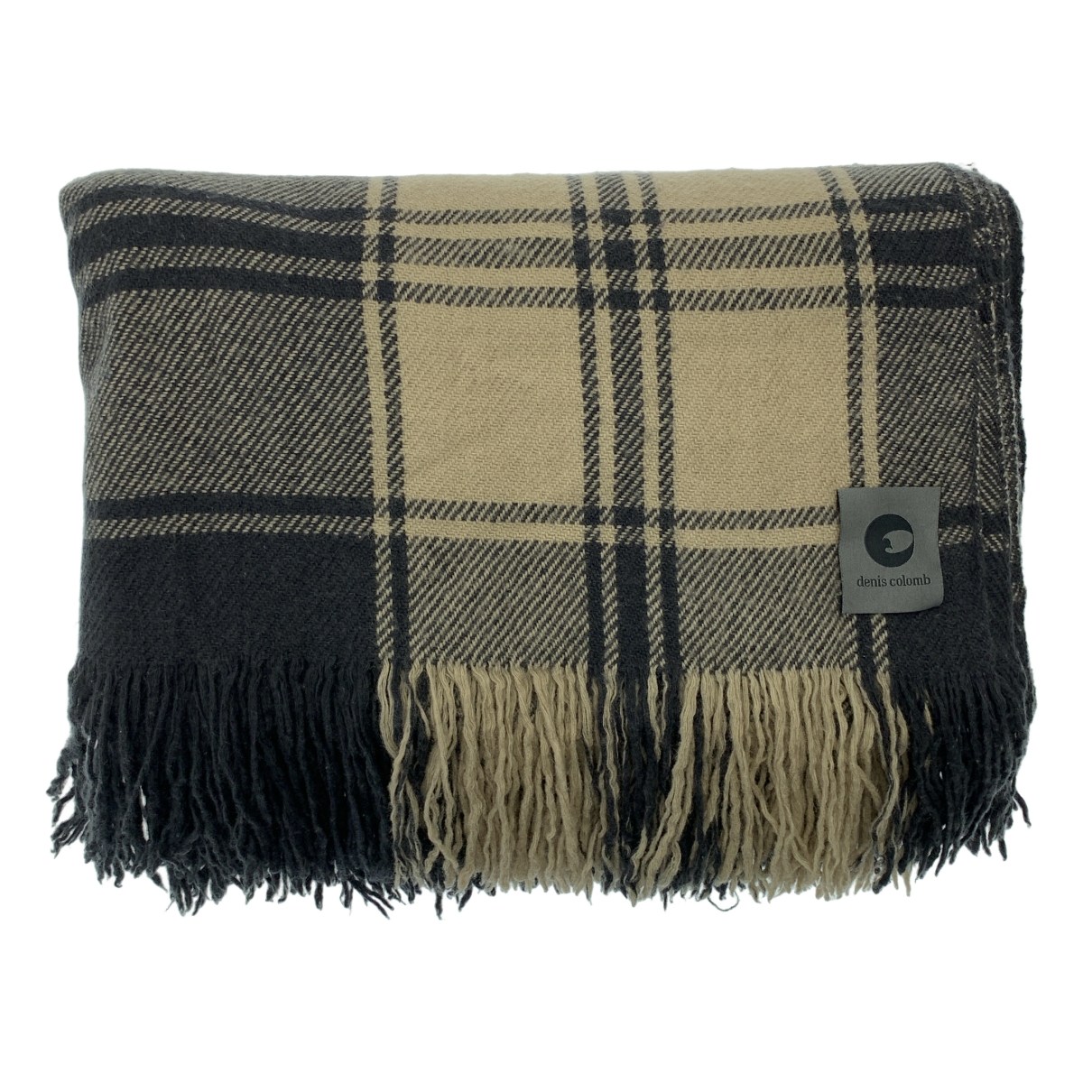 denis colomb / デニスコロン Cashmere Shawl カシミヤ大判チェックストール