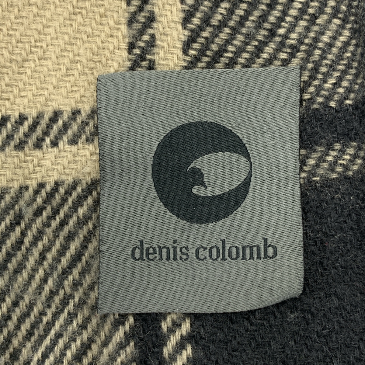 denis colomb / デニスコロン Cashmere Shawl カシミヤ大判チェックストール