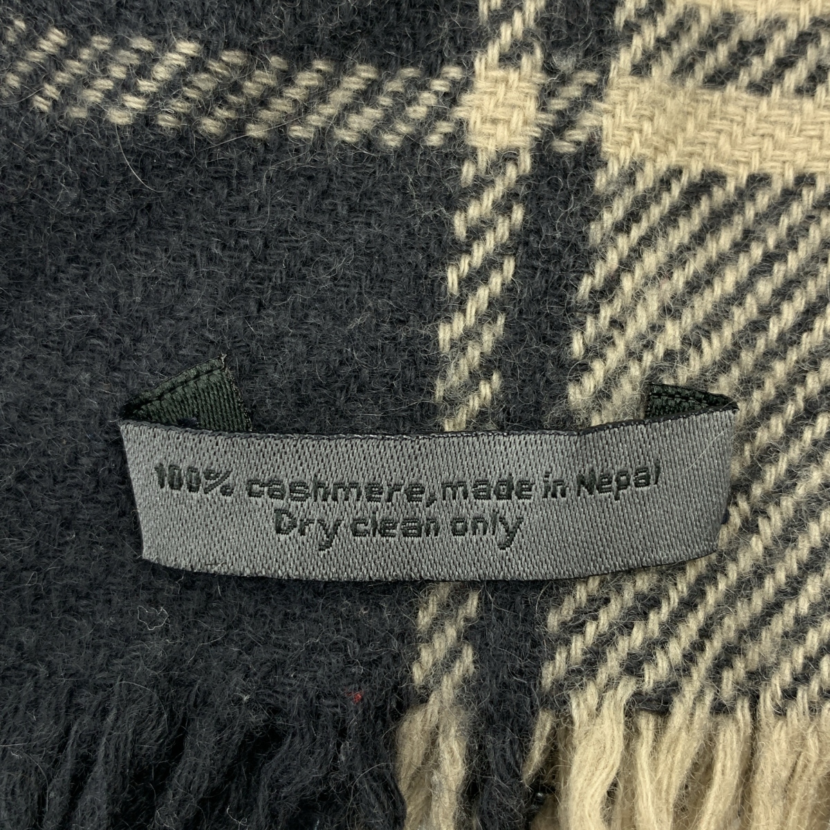 denis colomb / デニスコロン Cashmere Shawl カシミヤ大判チェックストール