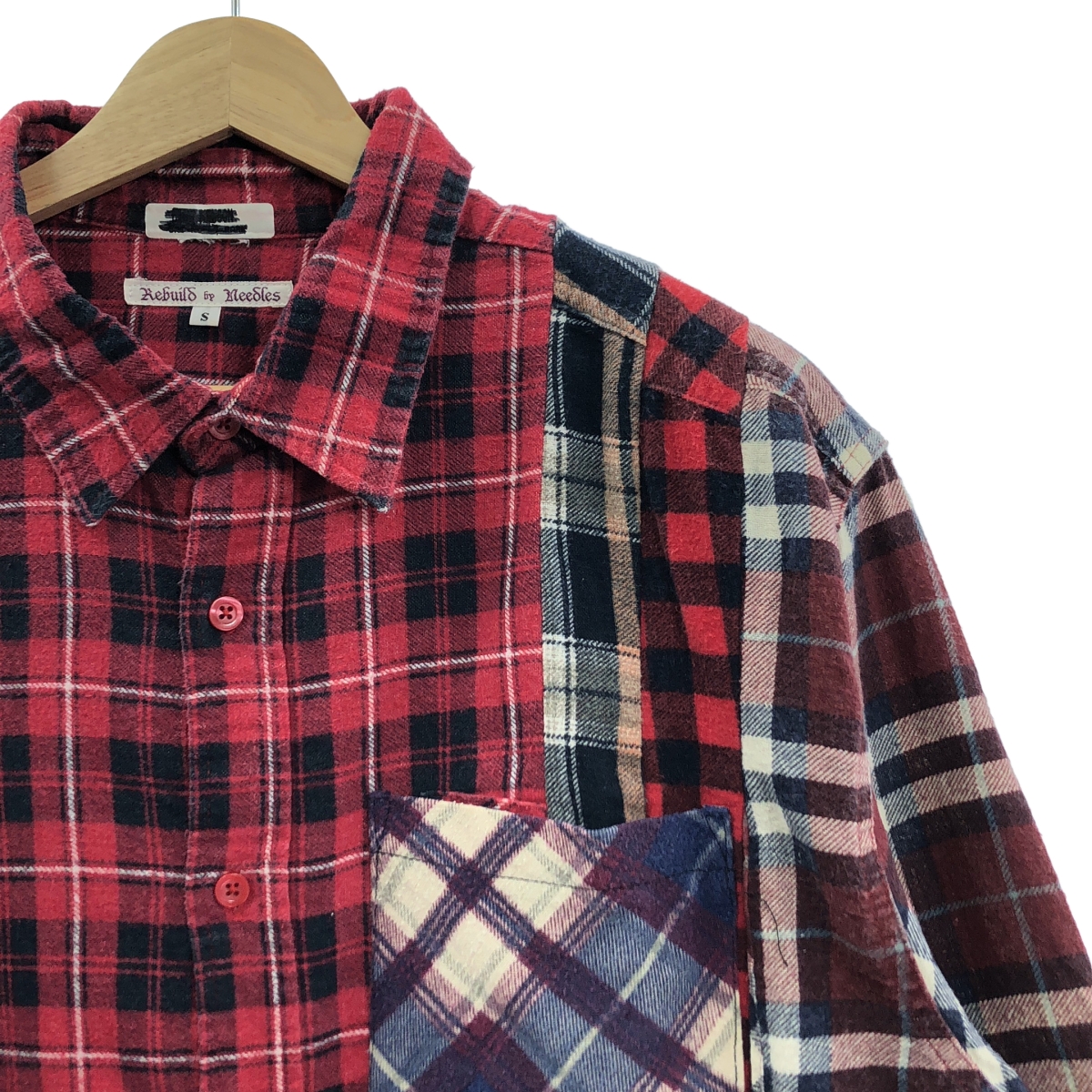 Rebuild by Needles / リビルドバイニードルス 7 Cuts Flannel Shirt 再構築 フランネル シャツ