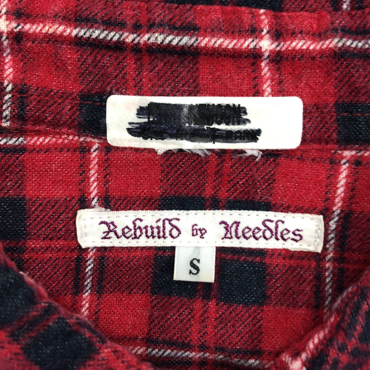 Rebuild by Needles / リビルドバイニードルス 7 Cuts Flannel Shirt 再構築 フランネル シャツ