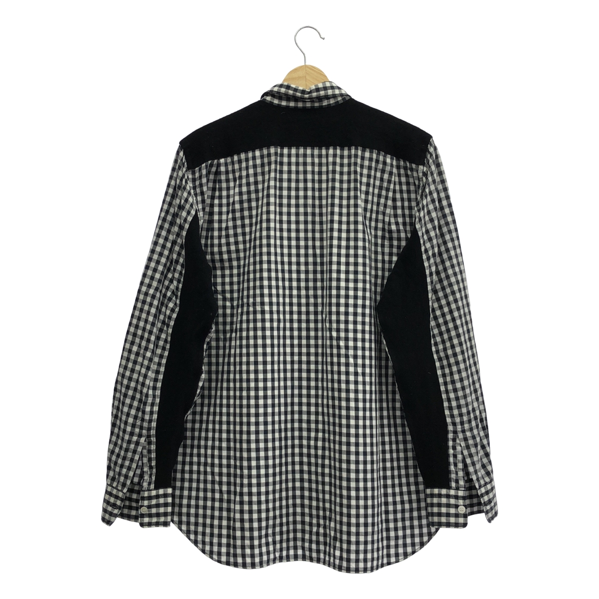 COMME des GARCONS HOMME / コムデギャルソンオム ウール切替 ギンガムチェック シャツ