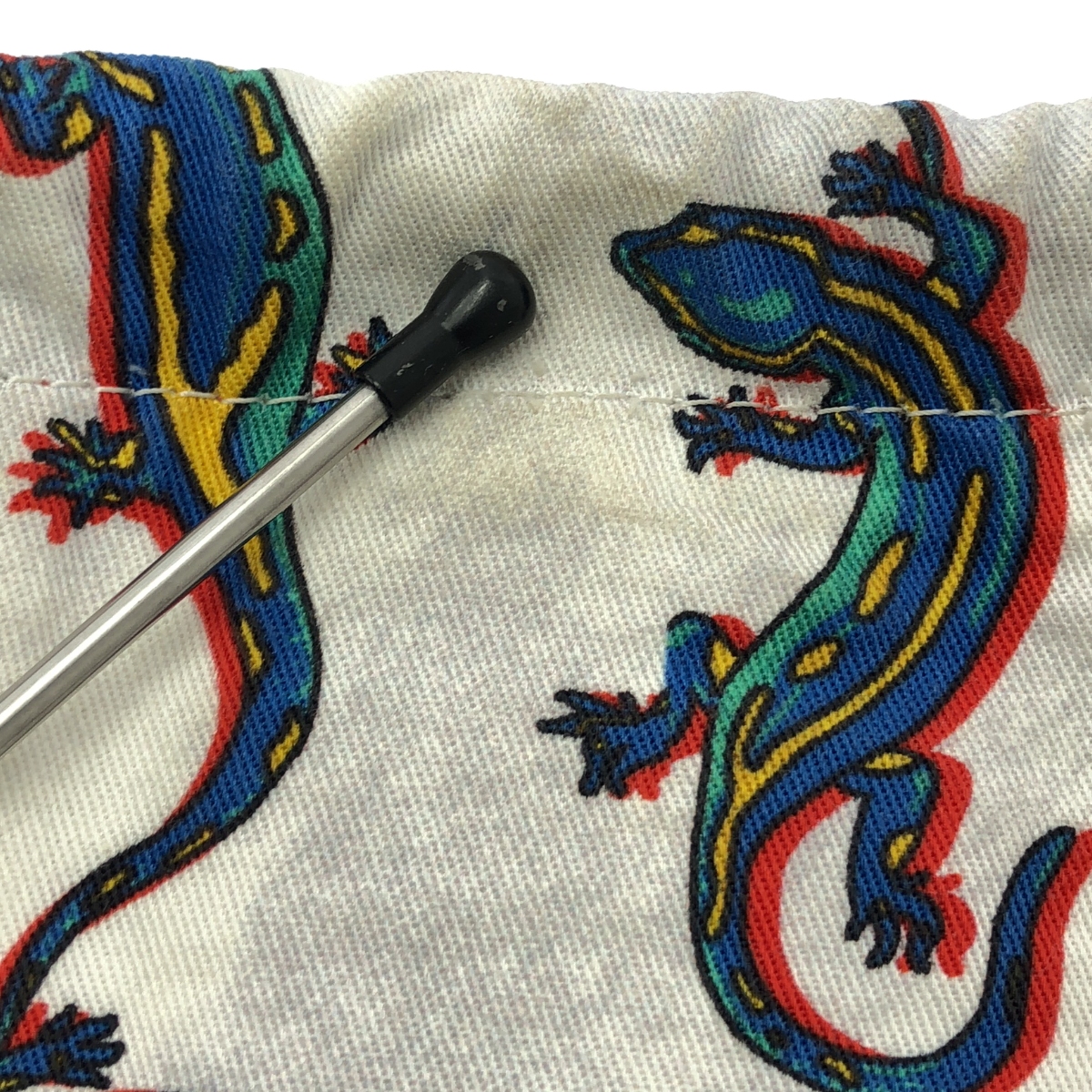 LOEWE / ロエベ × Paula's Ibiza パウラズイビザコラボ リザード柄 ドローストリング 巾着ポーチ