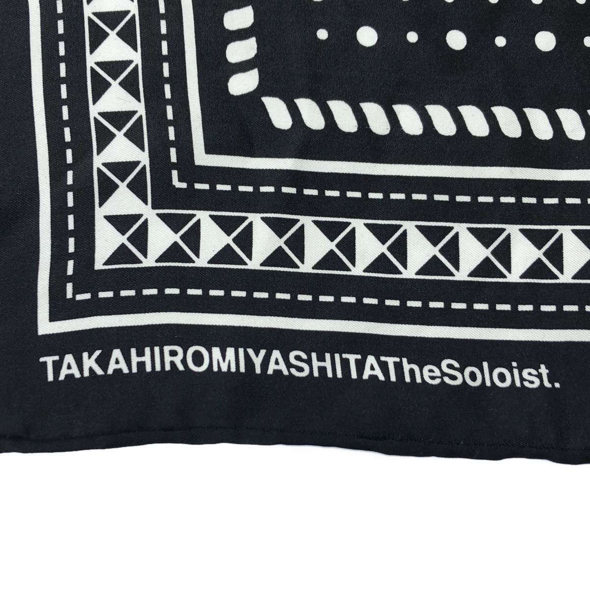 TAKAHIROMIYASHITA The Soloist / タカヒロミヤシタザソロイスト プリント 柄 大判 スカーフ