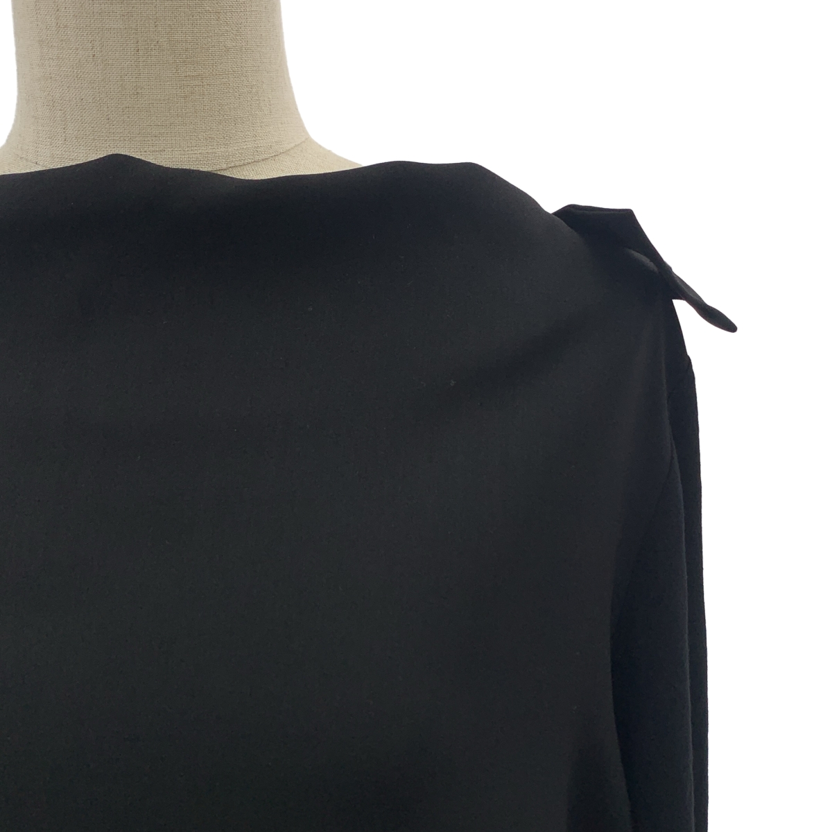 MM6 Maison Martin Margiela / エムエムシックスメゾンマルタンマルジェラ 異素材 ドレープ プルオーバー ワンピース