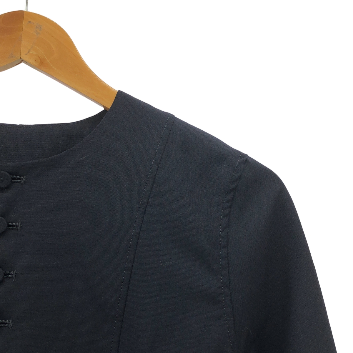 grandma MAMA daughter / グランマママドーター toro トロピカルウール ノーカラー ジャケット