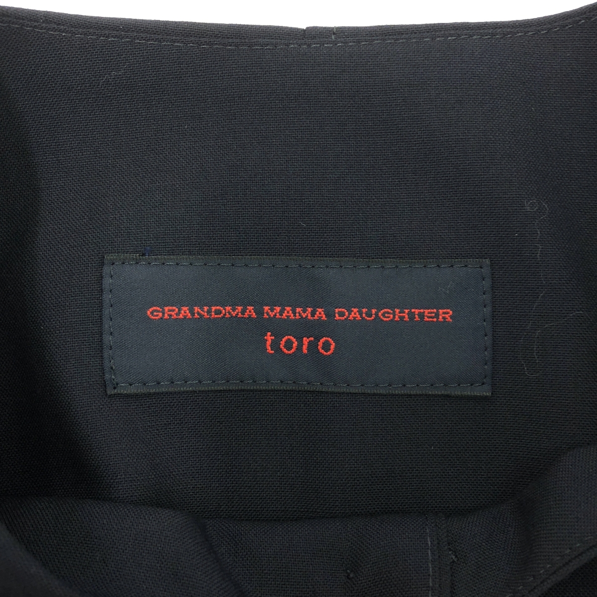 grandma MAMA daughter / グランマママドーター toro トロピカルウール ノーカラー ジャケット