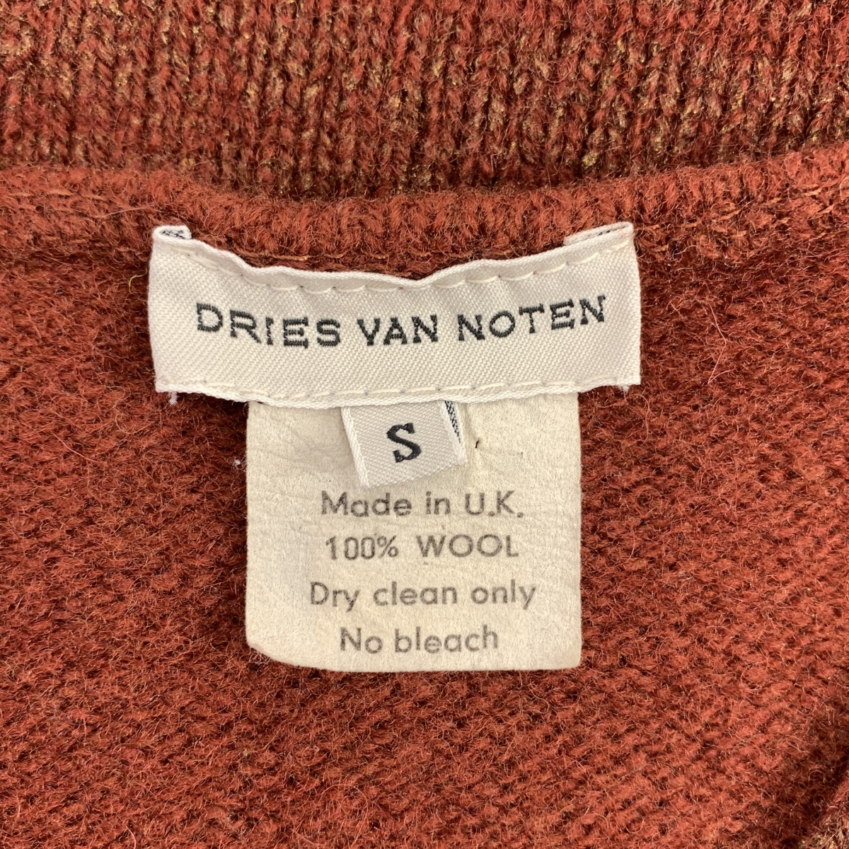 DRIES VAN NOTEN / ドリスヴァンノッテン ウール 総柄 ニット セーター