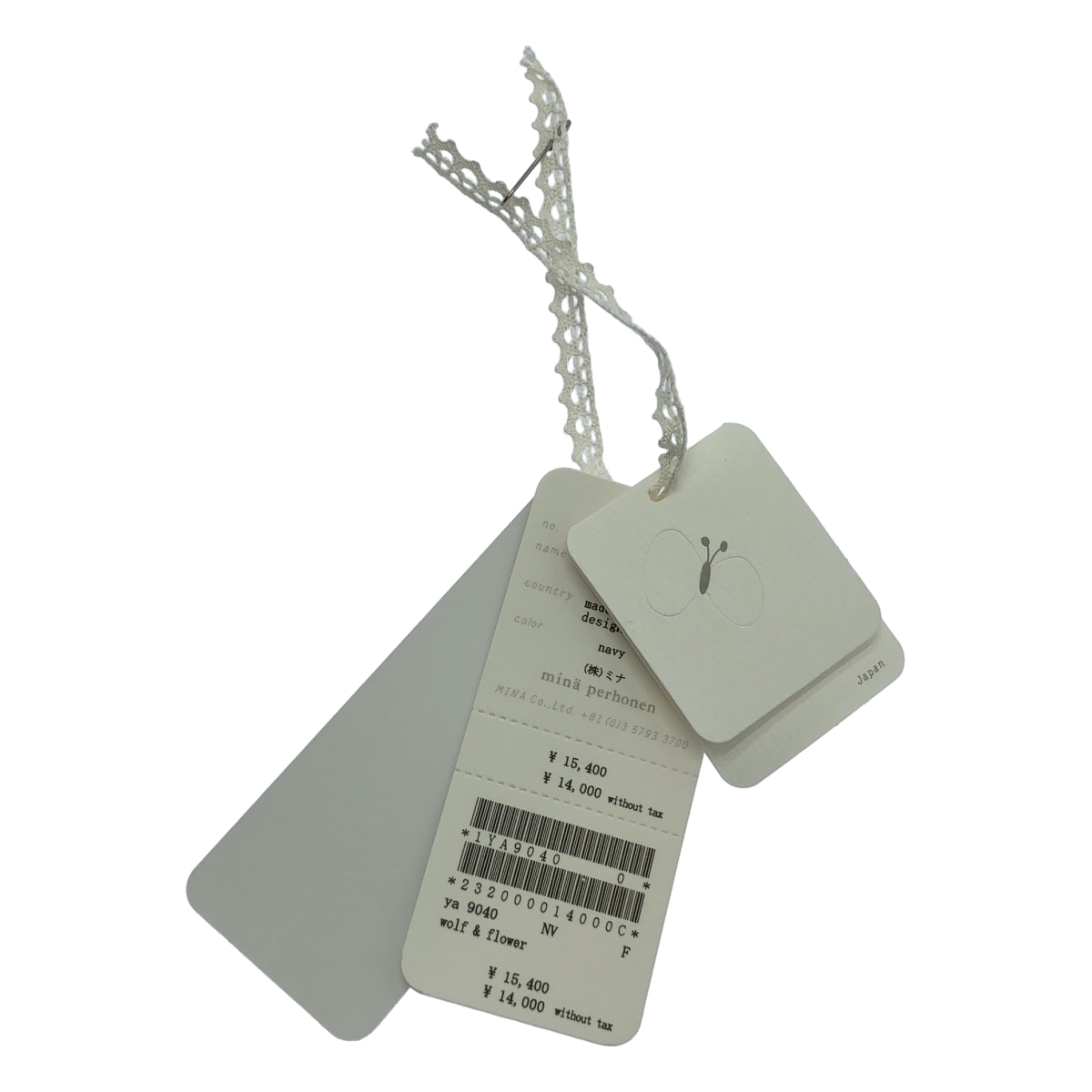 mina perhonen / ミナペルホネン wolf&flower ウルフ&フラワー / 刺しゅう ウール パニーニ トートバッグ