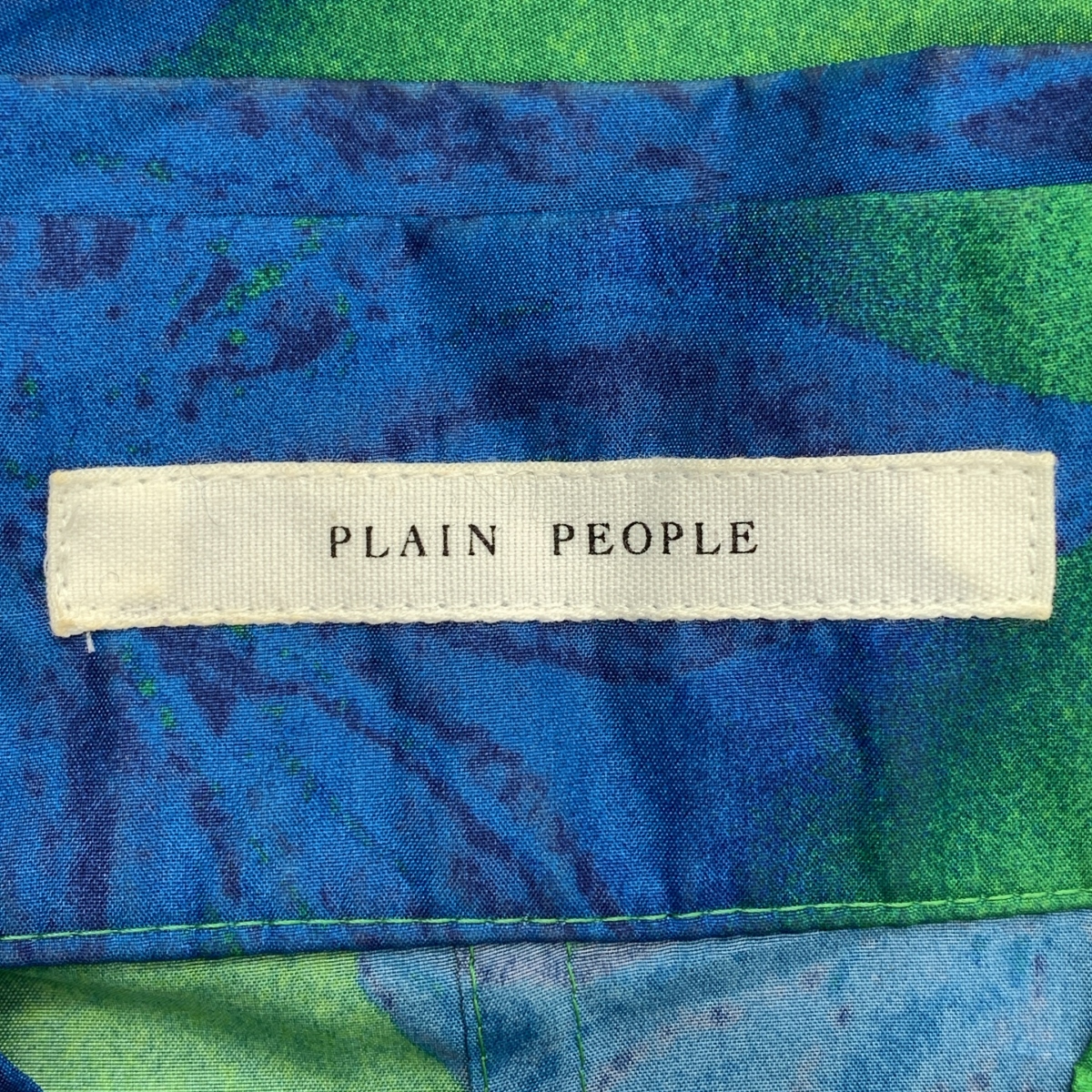 PLAIN PEOPLE / プレインピープル 総柄 フルジップ ジャケット