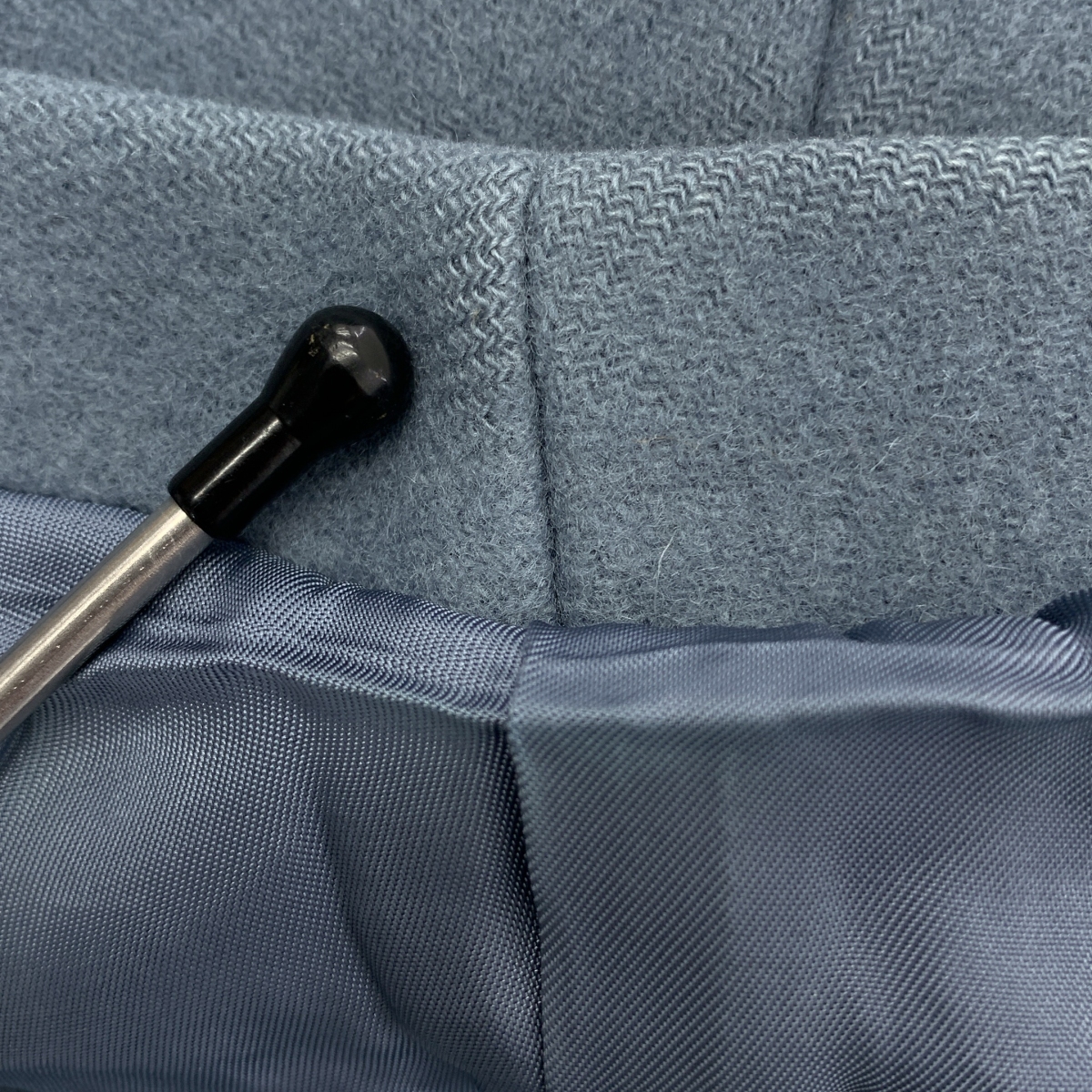 YLEVE / イレーヴ super100’s ダブルメルトン ノーカラーコート