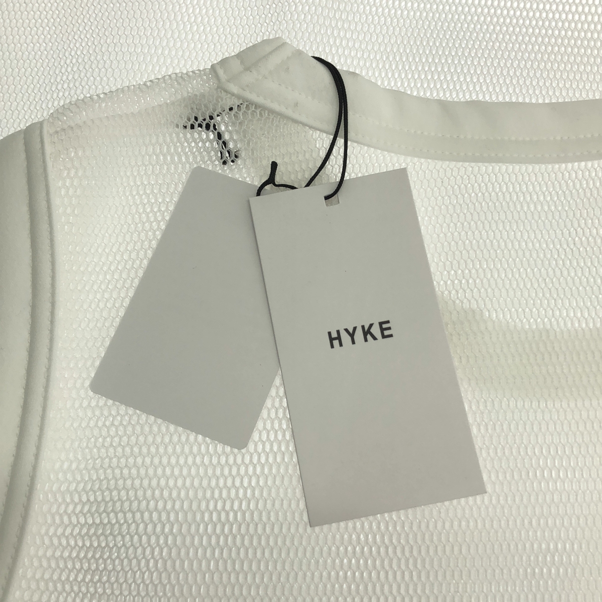HYKE / ハイク MESH SLEEVELESS DRESS メッシュ ノースリーブ ワンピース