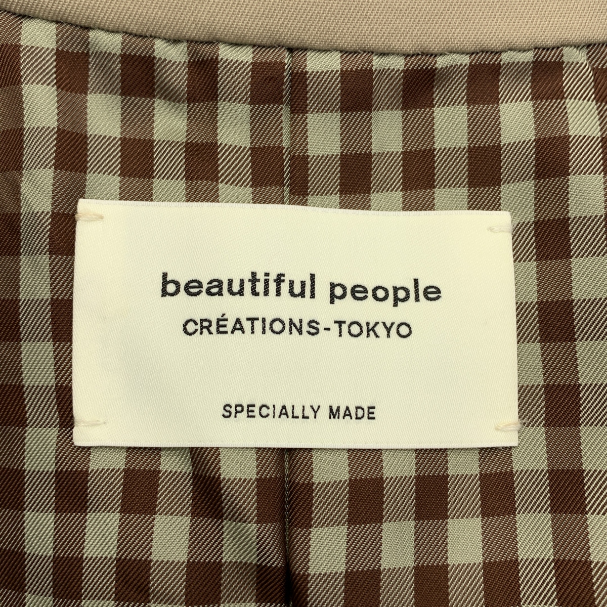 beautiful people / ビューティフルピープル ultimate pima twill trench coat アルティメット ピマ ツイル トレンチコート