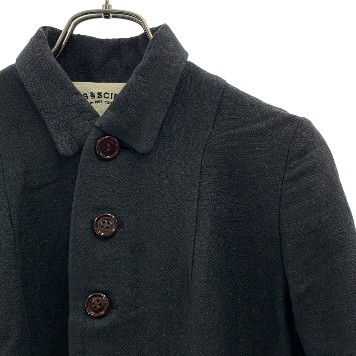 ARTS&SCIENCE / アーツアンドサイエンス コットン リネン ステンカラー コート