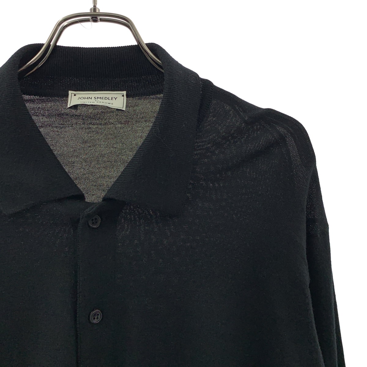 JOHN SMEDLEY / ジョンスメドレー メリノウール 襟付き ニット カーディガン