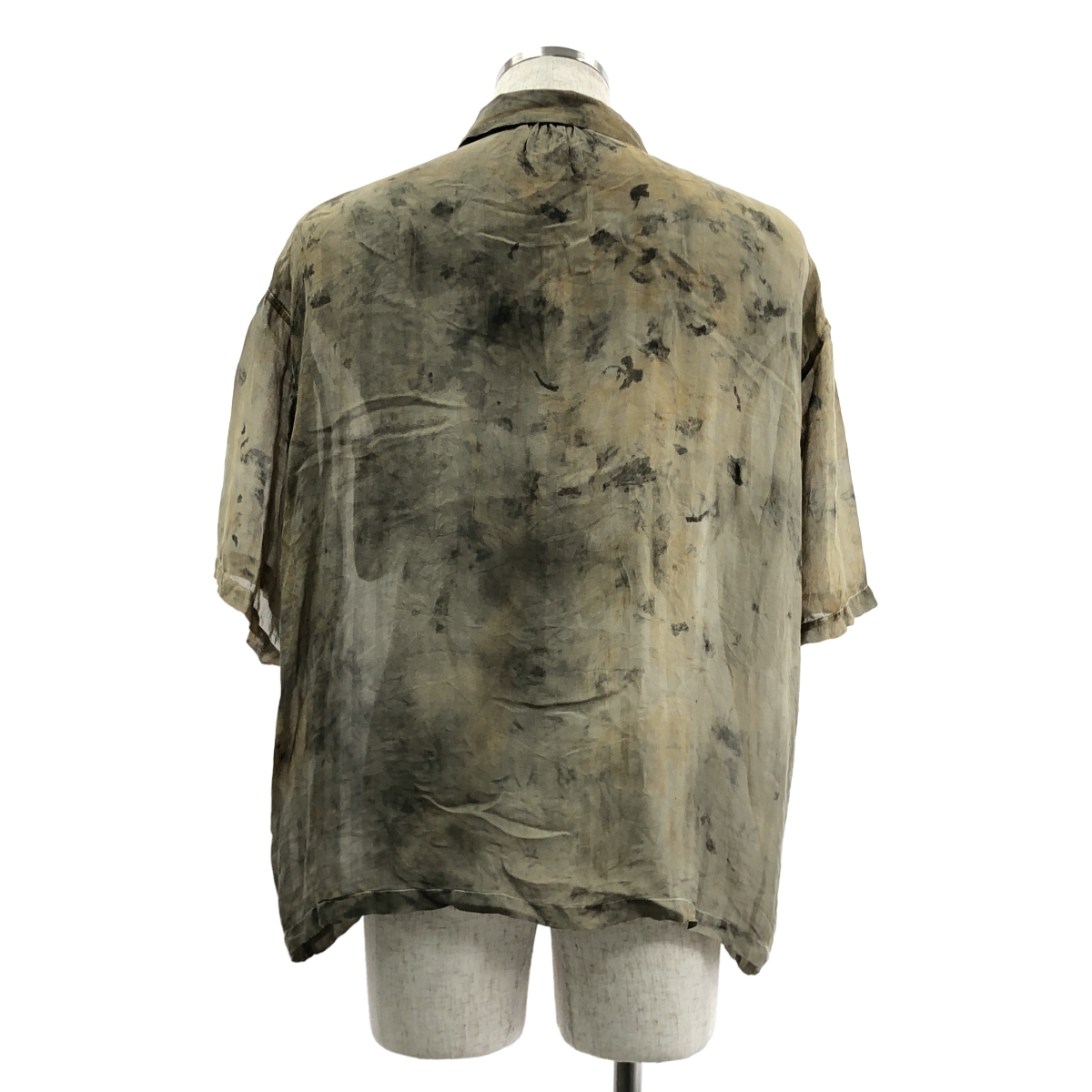 その他 タイダイ ヘリンボーン オーバーシャツ