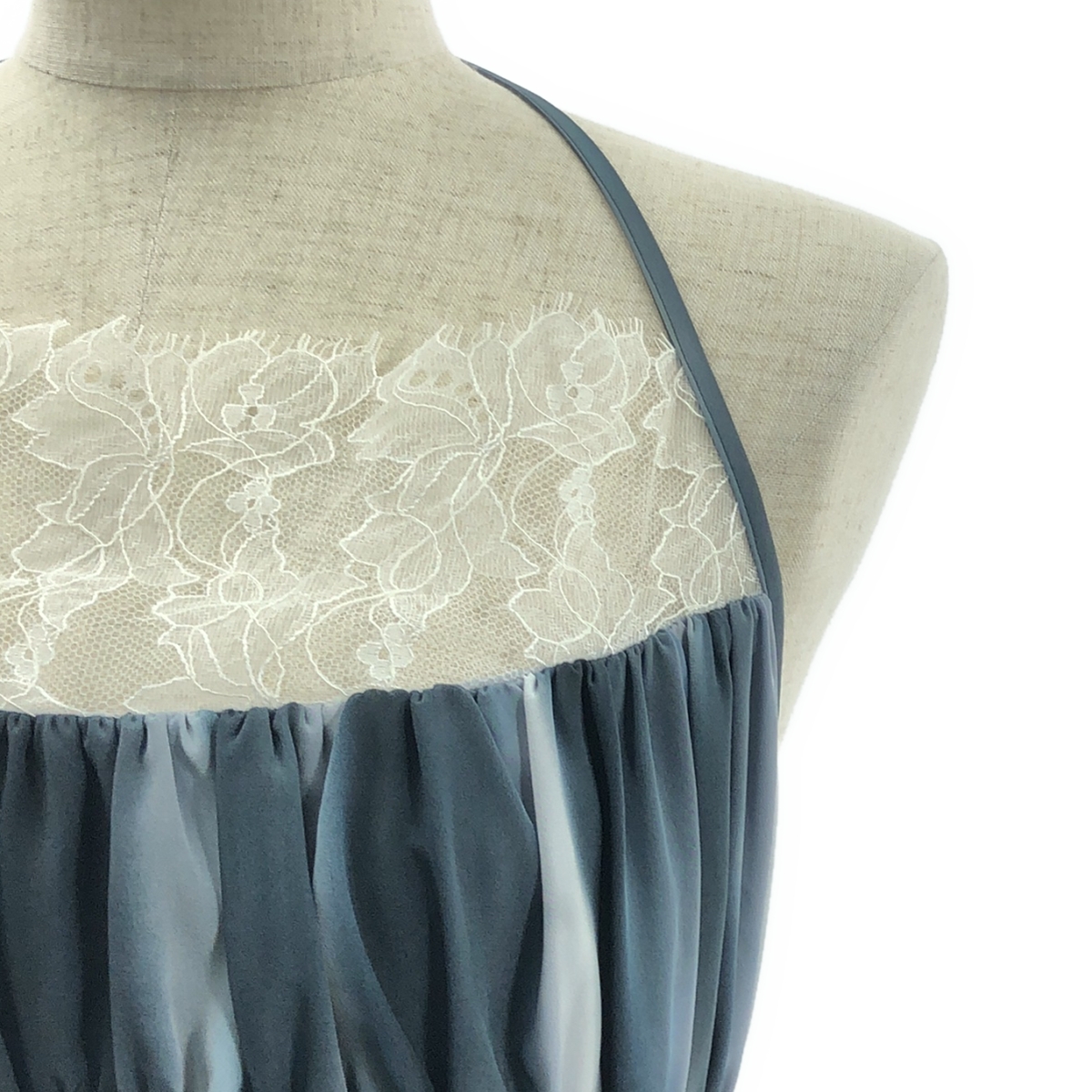 その他 HAND PRINTED HALTER DRESS 総柄 ポリエステル スリットドレス ワンピース