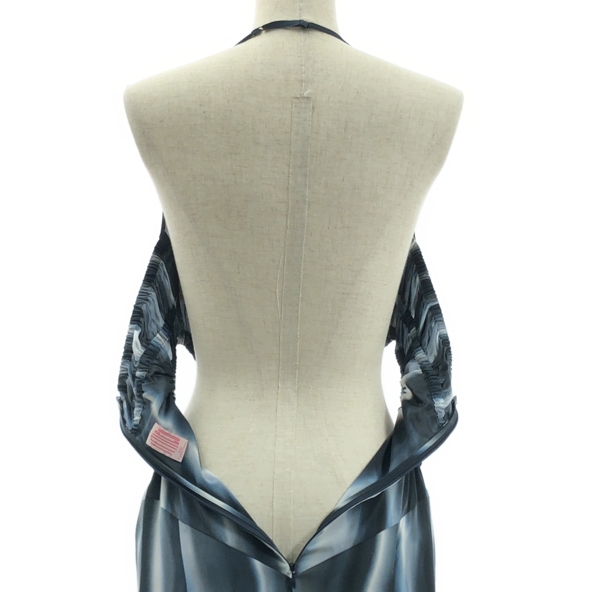 その他 HAND PRINTED HALTER DRESS 総柄 ポリエステル スリットドレス ワンピース