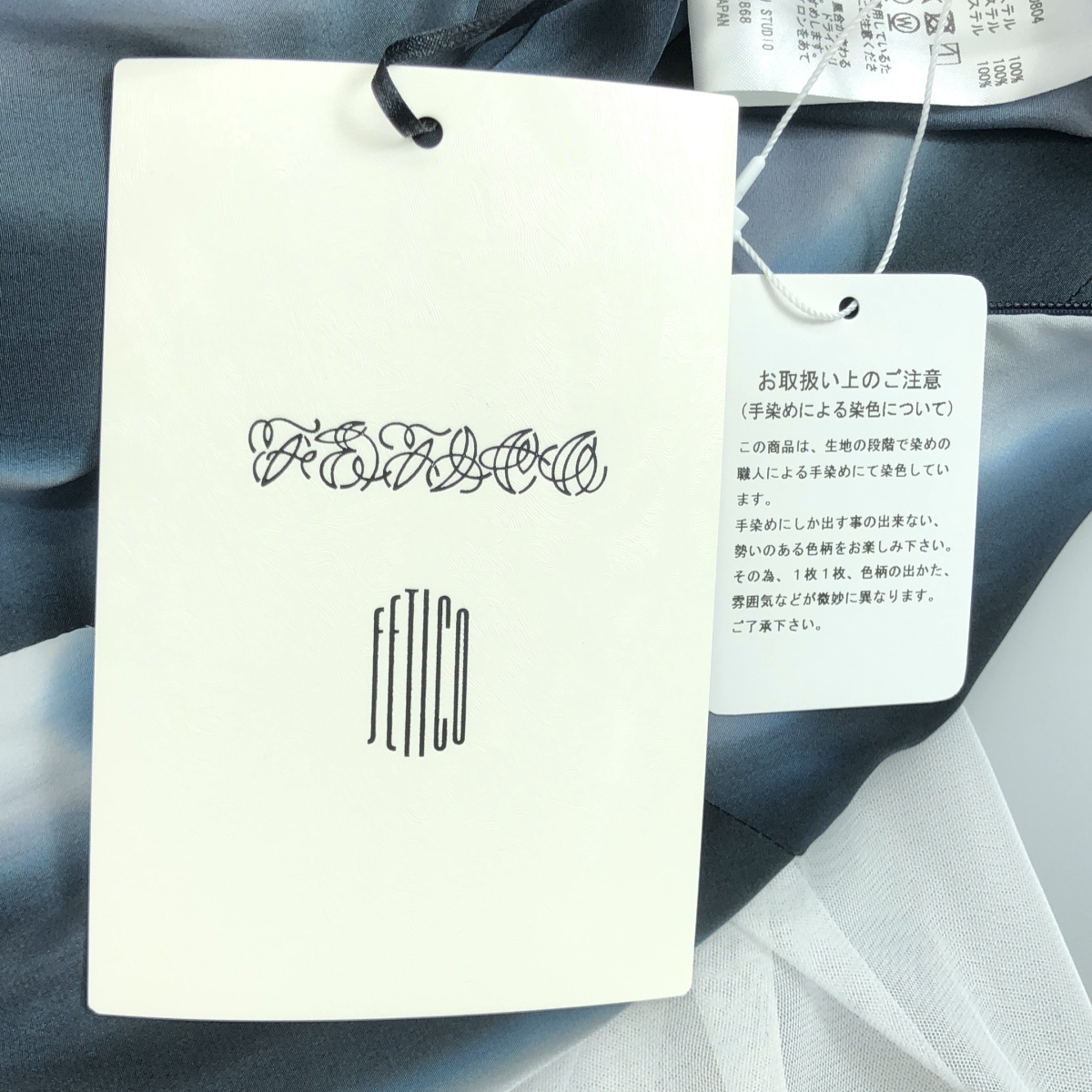 その他 HAND PRINTED HALTER DRESS 総柄 ポリエステル スリットドレス ワンピース