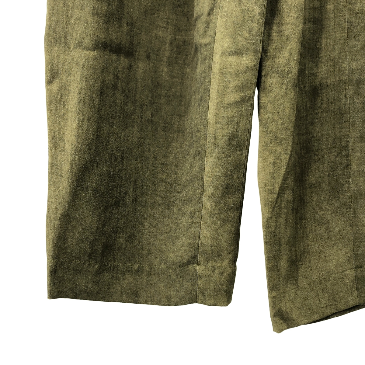 ziggy chen / ジギーチェン Drop Crotch Wide Leg Trousers / 2タック ワイド トラウザーズ パンツ / 裏地付き