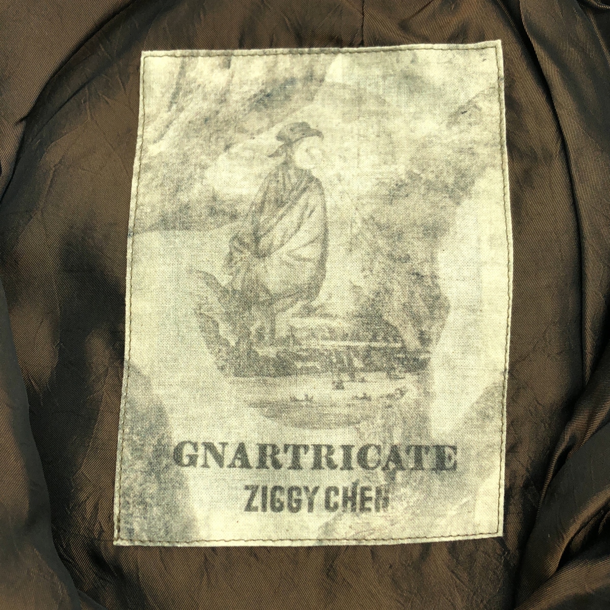 ziggy chen / ジギーチェン Drop Crotch Wide Leg Trousers / 2タック ワイド トラウザーズ パンツ / 裏地付き