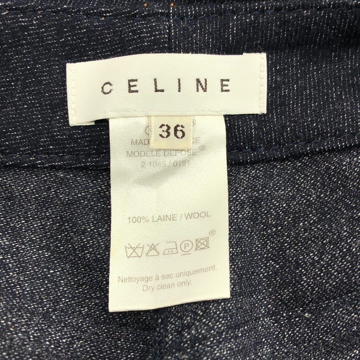 CELINE / セリーヌ ウール フレアパンツ
