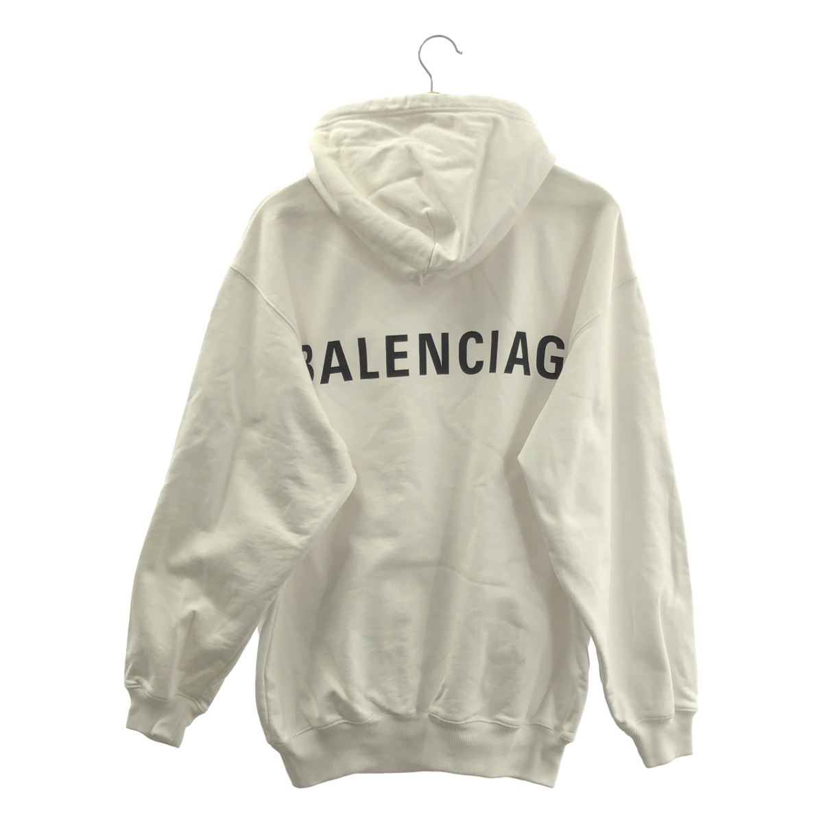 BALENCIAGA / バレンシアガ オーバーシルエット バックロゴ スウェット フーディ