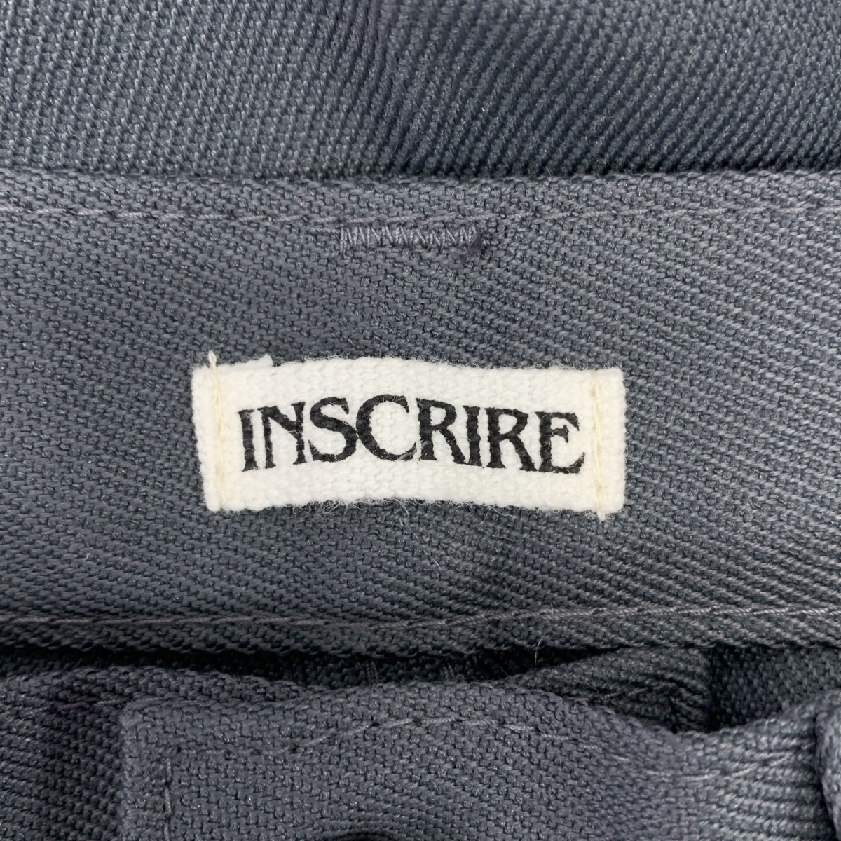 INSCRIRE / アンスクリア PW STA―PREST ウールブレンド ツイル パンツ