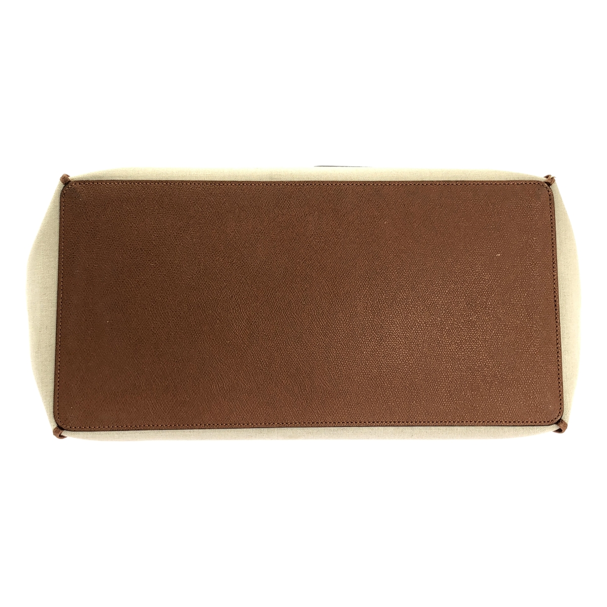 Valextra / ヴァレクストラ キャンバス レザー ショッピングバッグ