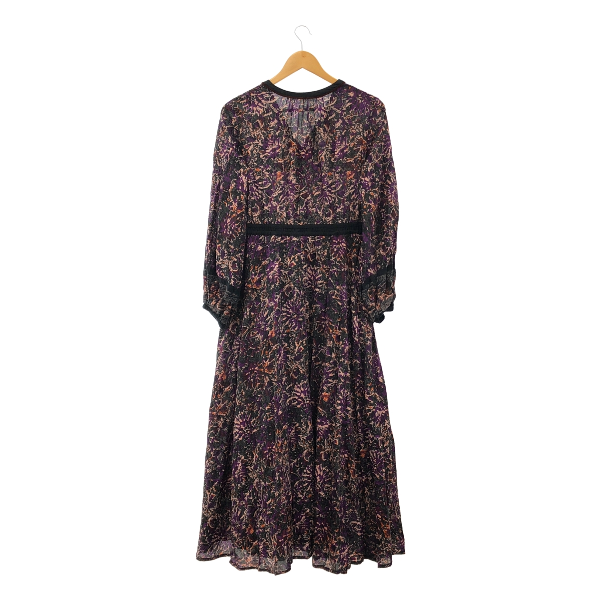 ne Quittez pas / ヌキテパ コットン 総柄 Vネック ワンピース