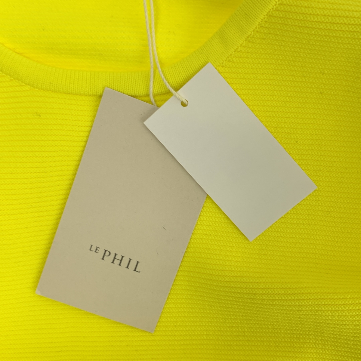 LE PHIL / ルフィル スポンディッシュ ペプラム ニット