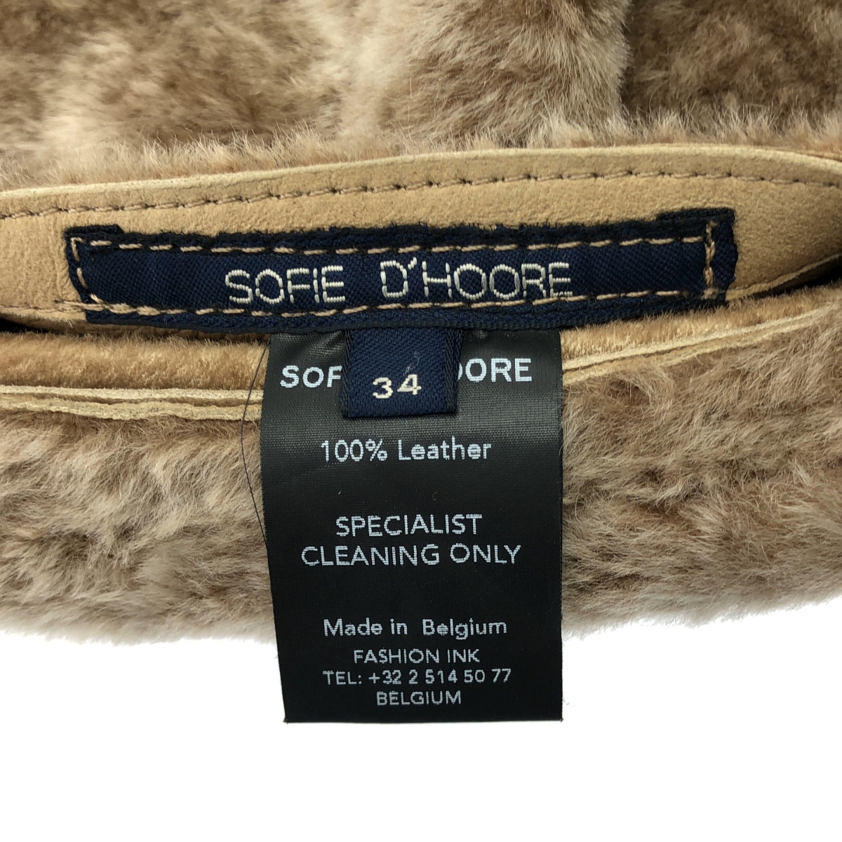 SOFIE D'HOORE / ソフィードール リバーシブル ムートン ファー レザー コート