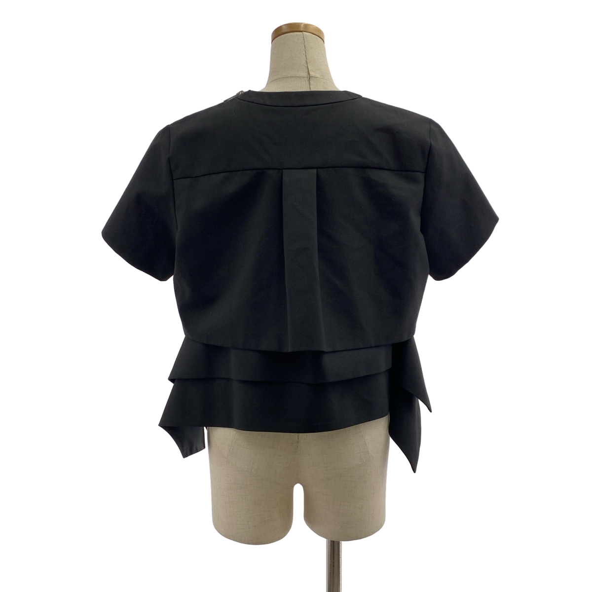 sacai / サカイ Suiting Pullover / スーチング ロゴショルダージップ プルオーバー ブラウス