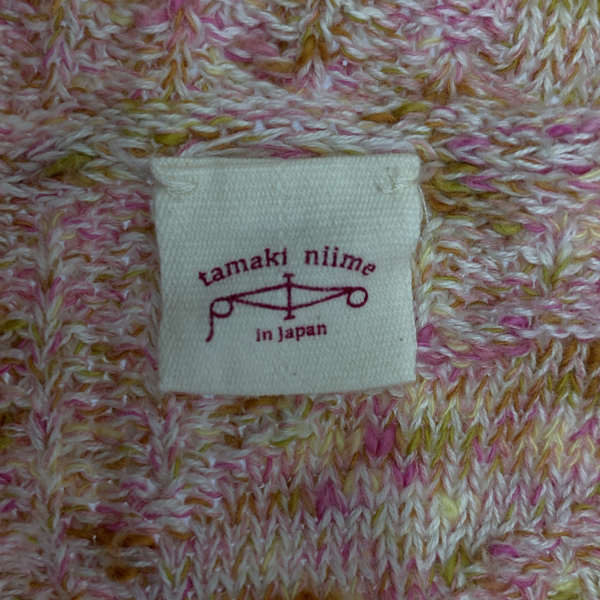 tamaki niime 玉木新雌 / タマキニイメ コットン ボートネック ニット プルオーバー