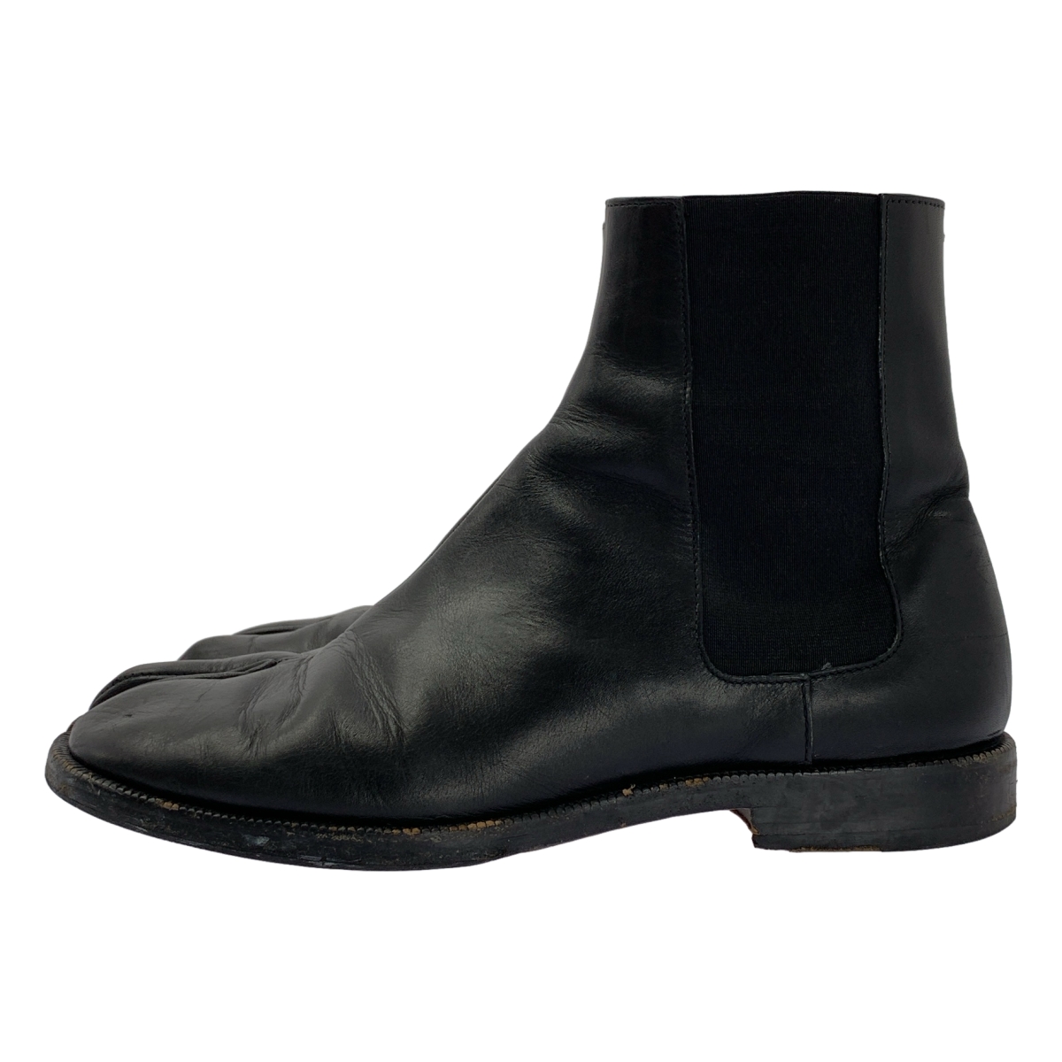 Maison Margiela / メゾンマルジェラ tabi / タビ レザー サイドゴア ショート ブーツ 足袋