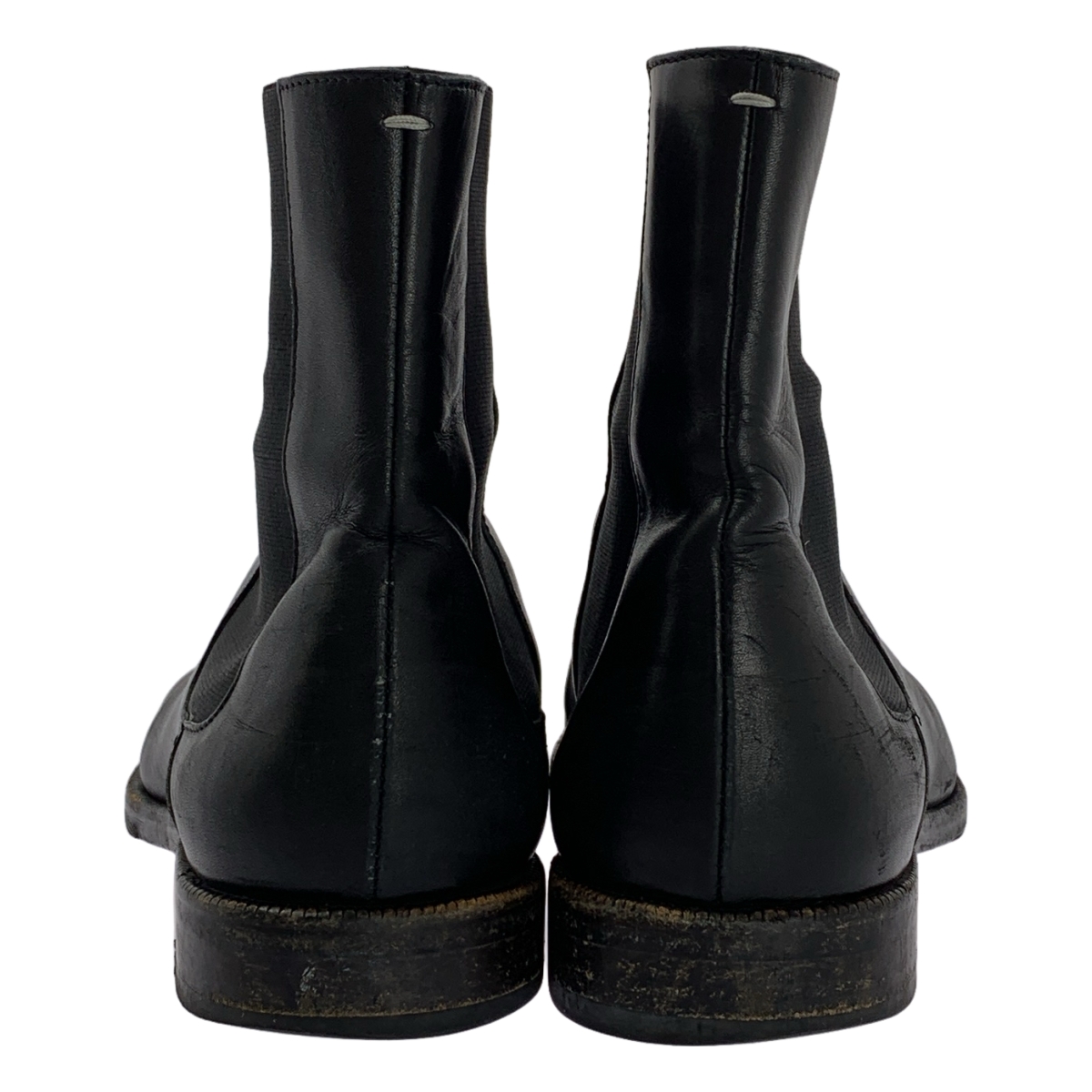 Maison Margiela / メゾンマルジェラ tabi / タビ レザー サイドゴア ショート ブーツ 足袋