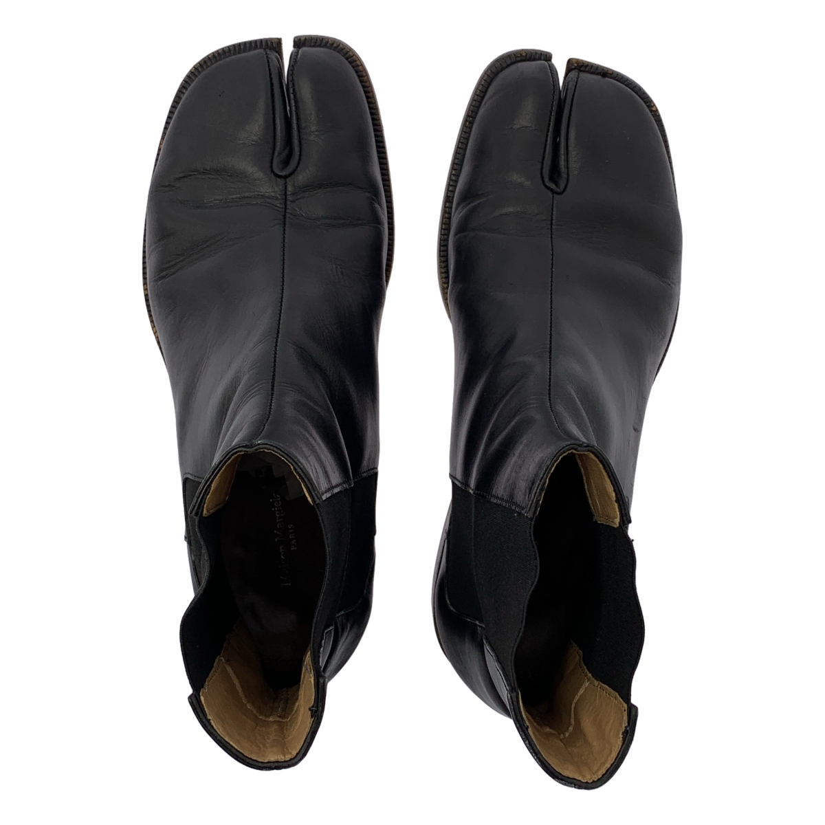 Maison Margiela / メゾンマルジェラ tabi / タビ レザー サイドゴア ショート ブーツ 足袋