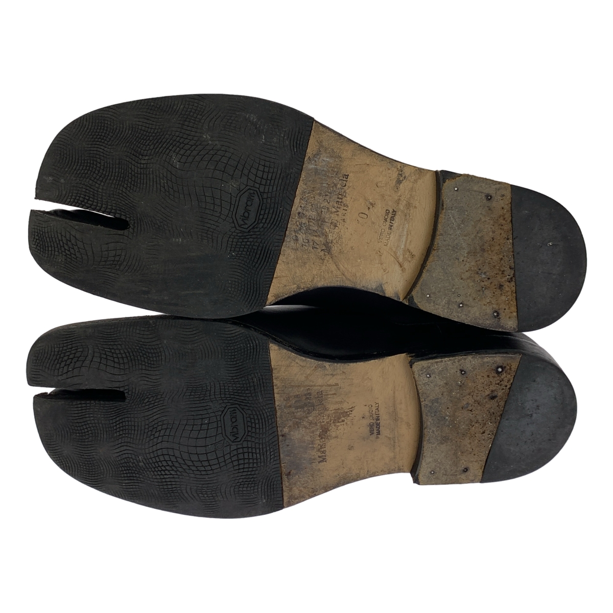 Maison Margiela / メゾンマルジェラ tabi / タビ レザー サイドゴア ショート ブーツ 足袋