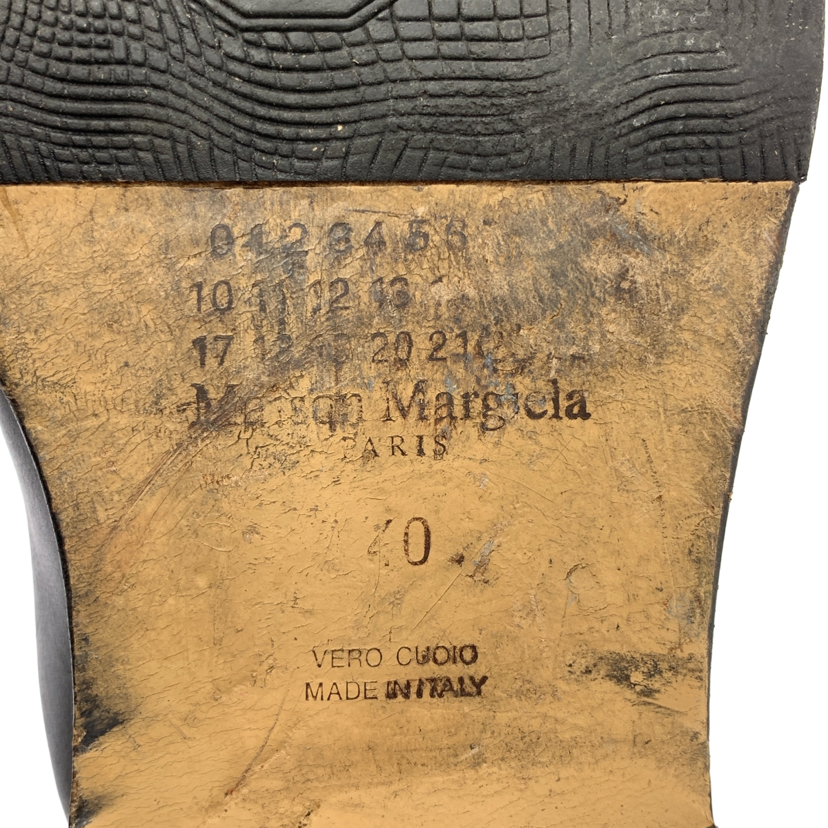 Maison Margiela / メゾンマルジェラ tabi / タビ レザー サイドゴア ショート ブーツ 足袋