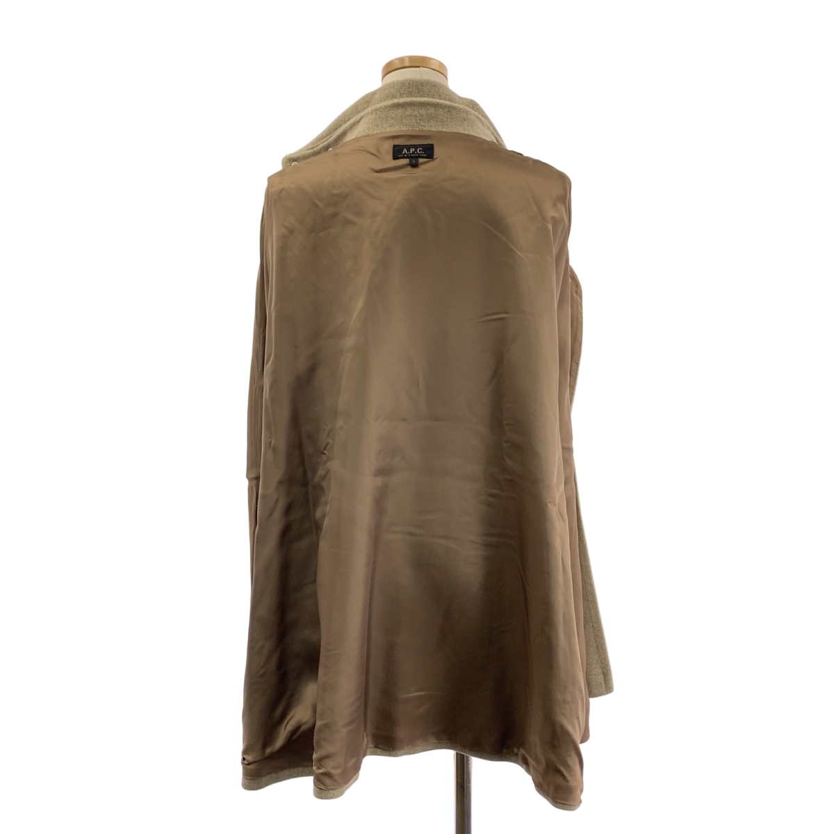 A.P.C. / アーペーセー ウール ポンチョ コート / 総裏地