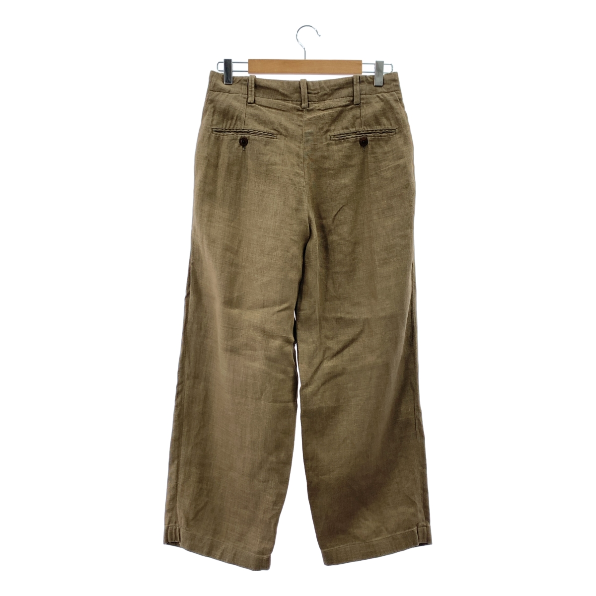 GORSCH / ゴーシュ リネン 2タックスラックス パンツ