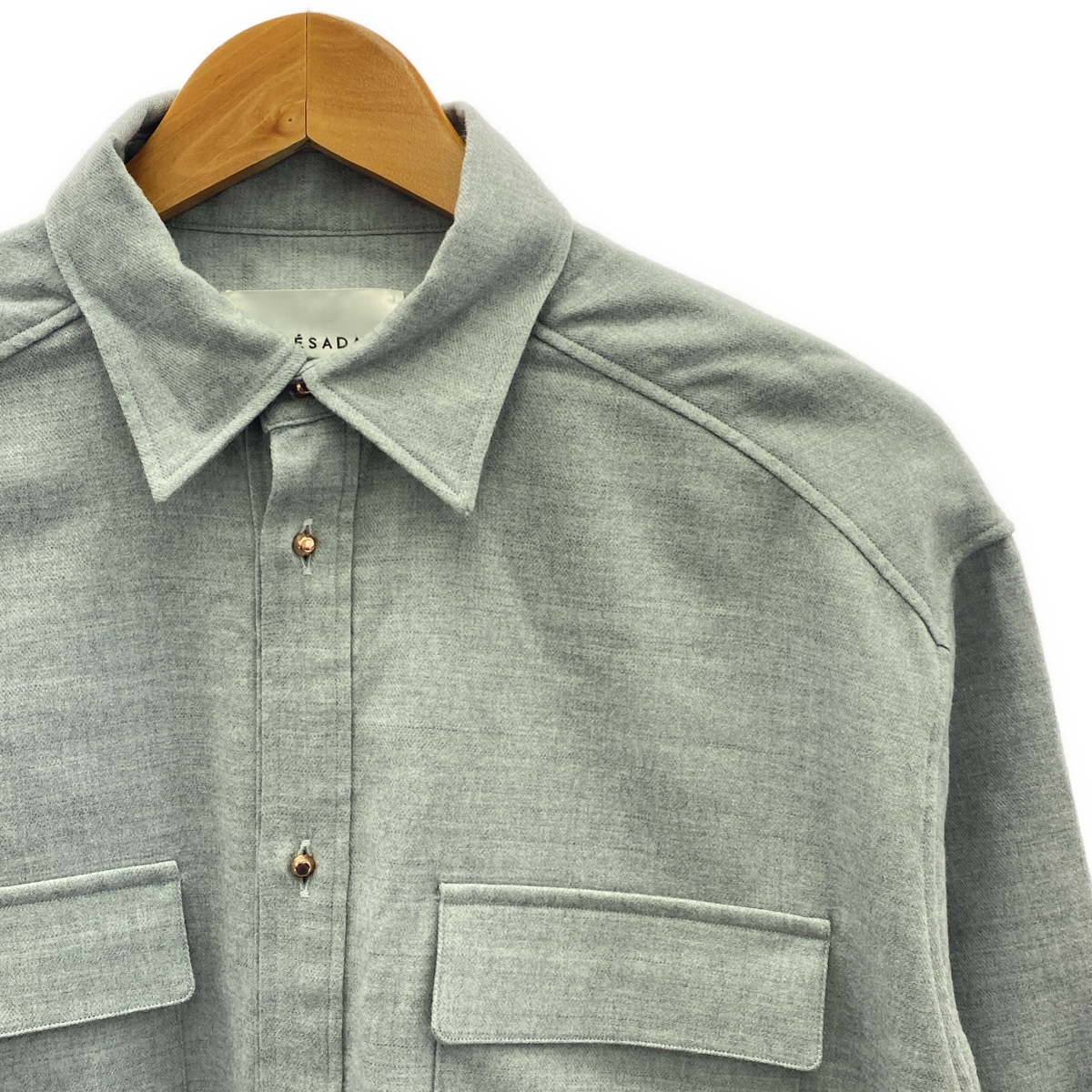 SUÉSADA / スエサダ ウール オーバーサイズシャツ