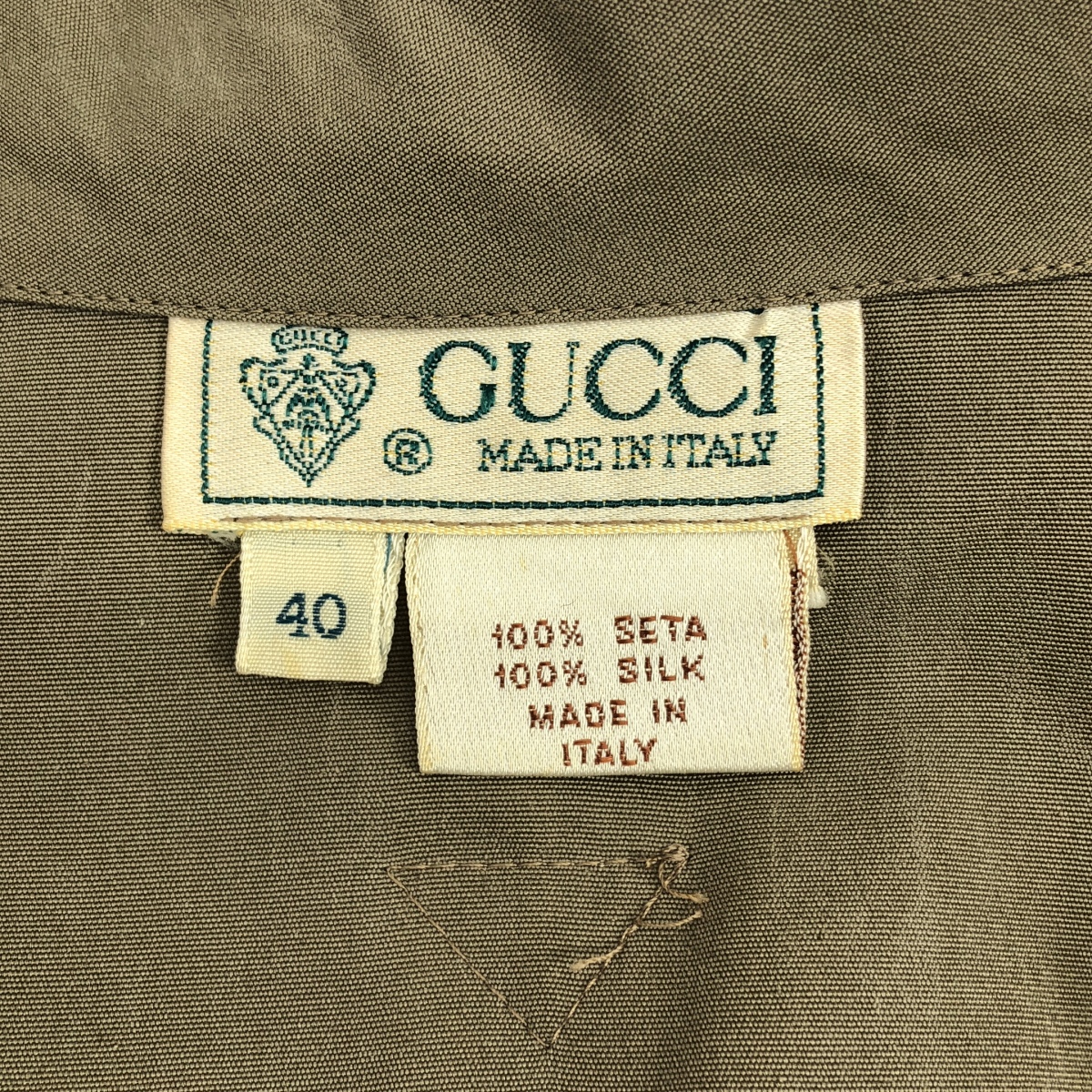 GUCCI / グッチ インターロッキングG シルク ダブル ワンピース