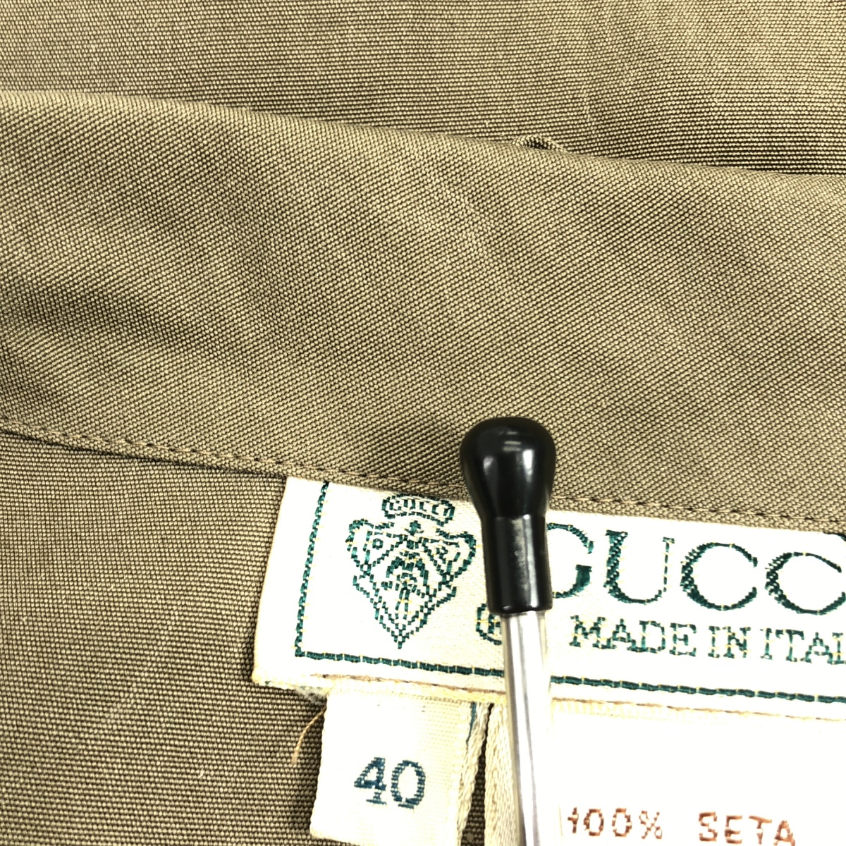 GUCCI / グッチ インターロッキングG シルク ダブル ワンピース