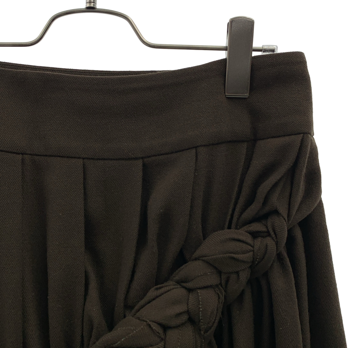 tricot COMME des GARCONS / トリココムデギャルソン ウール プリーツ ロープデザイン スカート